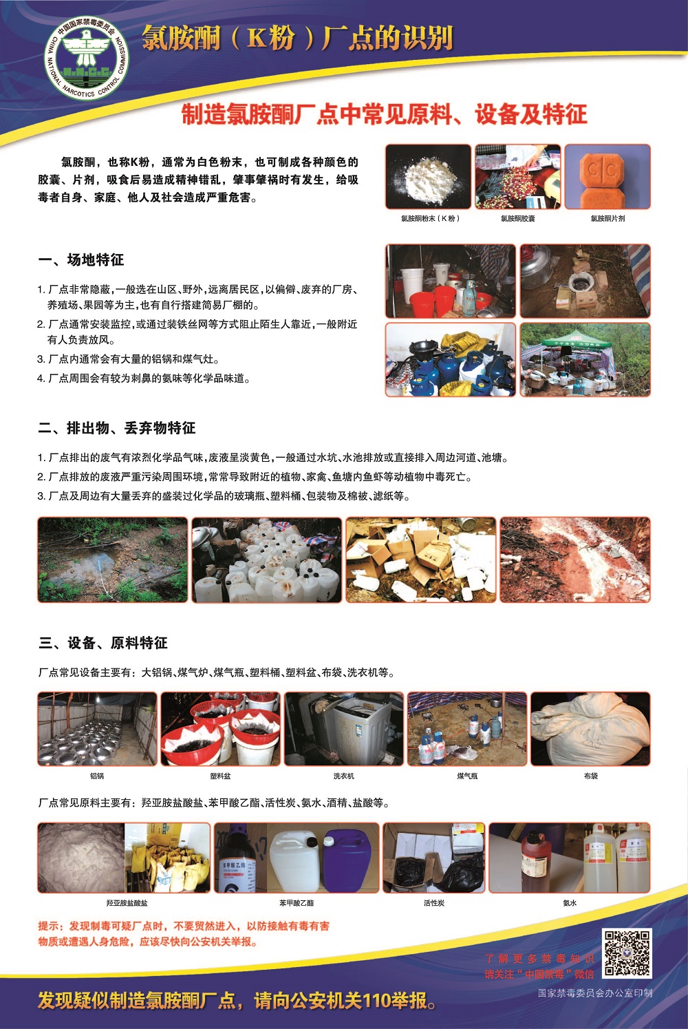 8-识别制造氯胺酮（K粉）工厂